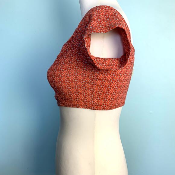 NWT Free People Lucky Now Brami Off-Shoulder Crop Top Size Medium - Picture 5 of 9